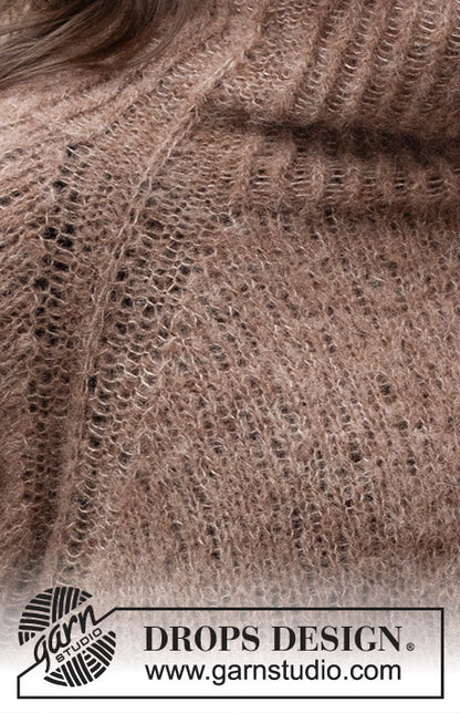 DROPS Brushed Alpaca Silk - City Stride Sweater