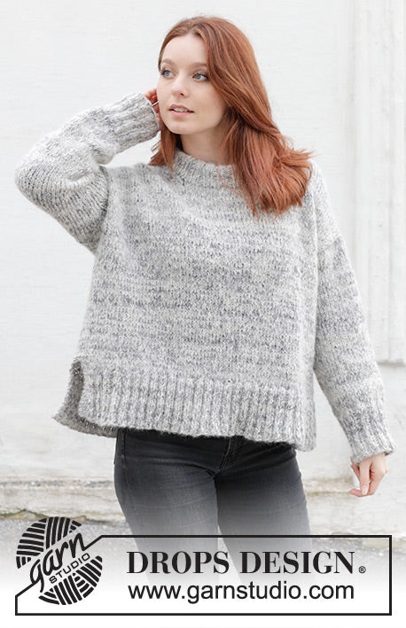 DROPS Fabel - Stormy Evening Sweater