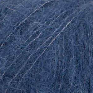 DROPS Brushed Alpaca Silk yarn Navy Blue