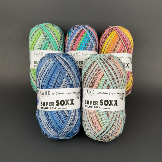 Lang Super SOXX Yarn Ice Cream Collection