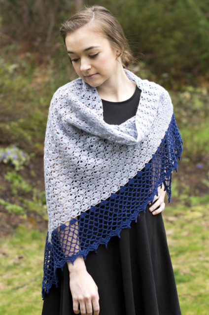 Cascade 220 Fingering - Pomelo Shawl