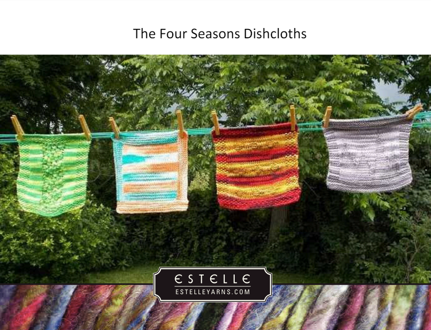 Estelle Worsted - The Four Seasons Dishcloths