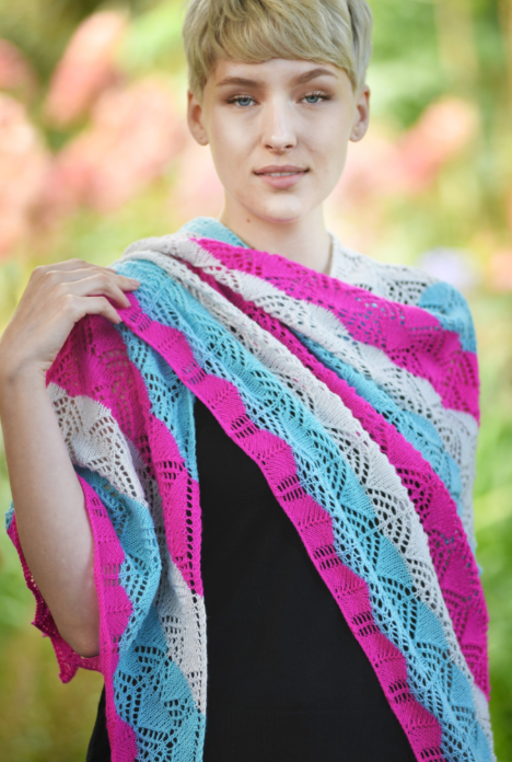 Cascade Heritage - Glow Shawl